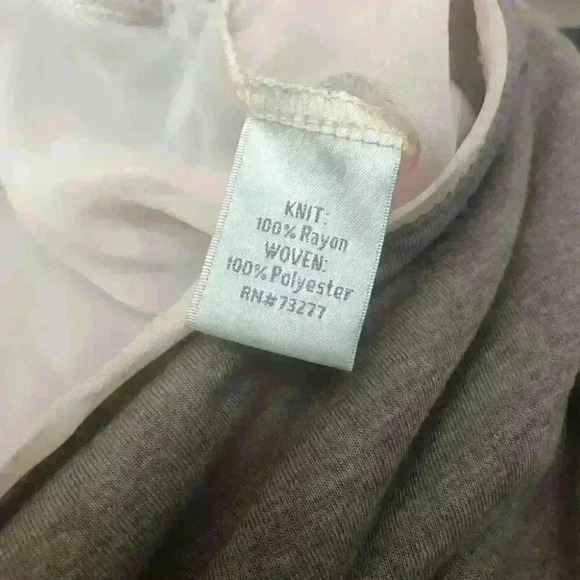 Lauren Conrad  Top Neutral Minimalist Casual - Picture 7 of 7